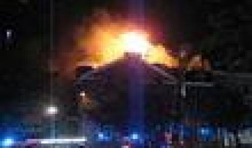Important incendie à l'école Sainte Véronique